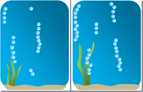 Along the Way: Fish Bubble Counting File Folder Game